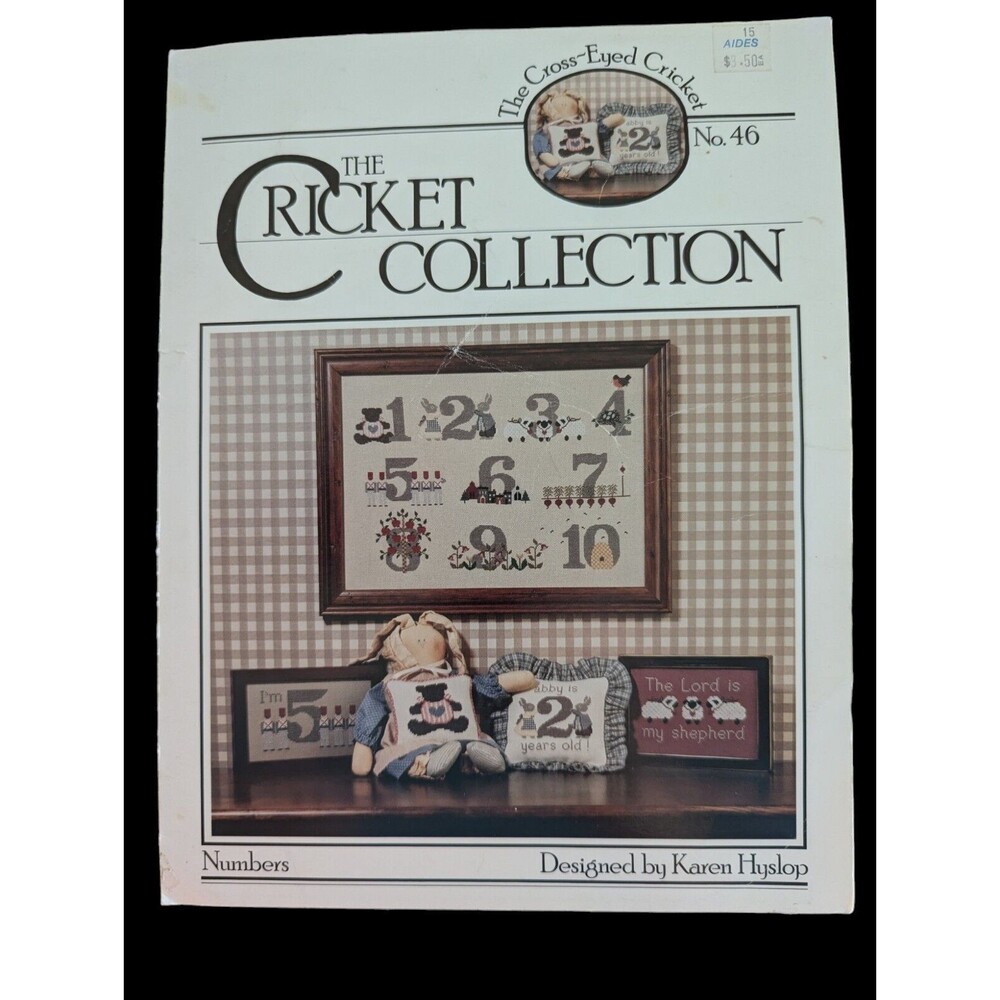 The Cross Eyed Cricket Collection Numbers Charts #46 Vintage 1987 Karen Hyslop